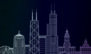 image showing Chicago skyline